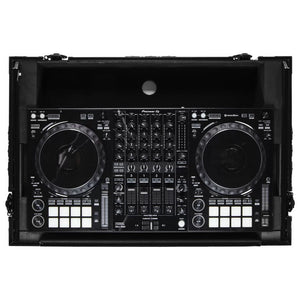 Odyssey 810271 Industrial Board Glide Style 1U Case w/ Wheels - Custom Fit for DDJ-1000-Easy Music Center