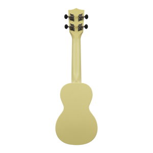 Kala KA-WMG-YL-S Soprano Waterman Ukulele, GITD Starlight Yellow-Easy Music Center