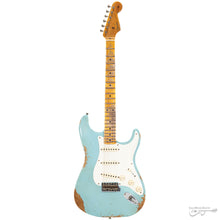 Load image into Gallery viewer, Fender 923-5001-609 Custom Shop (#CZ565109), 1956 LTD Strat, Heavy Relic, Aged Daphne Blue-Easy Music Center
