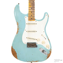 Load image into Gallery viewer, Fender 923-5001-609 Custom Shop (#CZ565109), 1956 LTD Strat, Heavy Relic, Aged Daphne Blue-Easy Music Center

