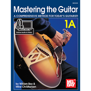 Mel Bay 96620M Mastering the Guitar 1A - Spiral (Book + Online Audio/Video)-Easy Music Center