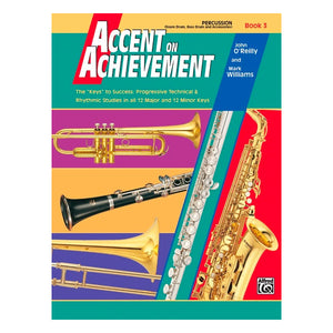 Alfred A-18069 Accent on Achievement Book 3 - Percussion-Easy Music Center
