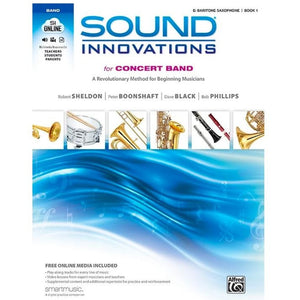 Alfred A-34535 Sound Innovations Concert Method Book 1 - Bari Saxophone-Easy Music Center