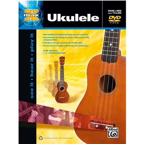 Alfred A-38984 Alfred's MAX Ukulele Method-Easy Music Center