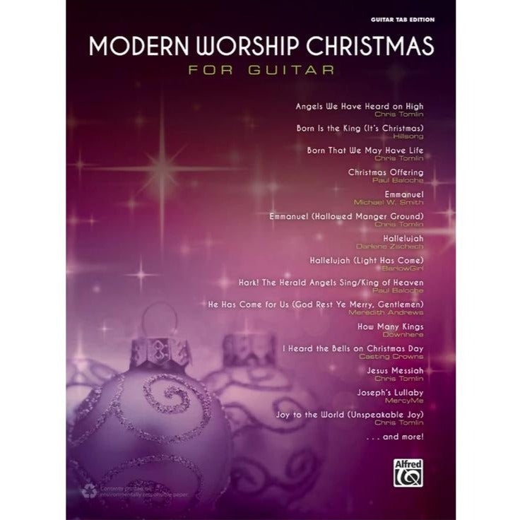 Alfred A-44744 Modern Worship Christmas for Guitar-Easy Music Center