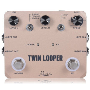 Rowin LTL-02 Twin Looper Pedal-Easy Music Center