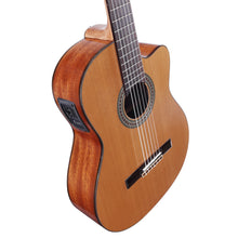 Load image into Gallery viewer, Alvarez AC65HCE Artist Classical, Hybrid Acoustic Electric Guitar w/Cutaway EQ &amp; Tuner-Easy Music Center
