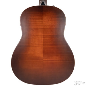 Taylor AD27E-FLAMETOP American Dream Grand Pacific - Maple Top/b/s, Electronics, Woodsmoke Finish, Shaded Edgeburst (#1201272048)-Easy Music Center