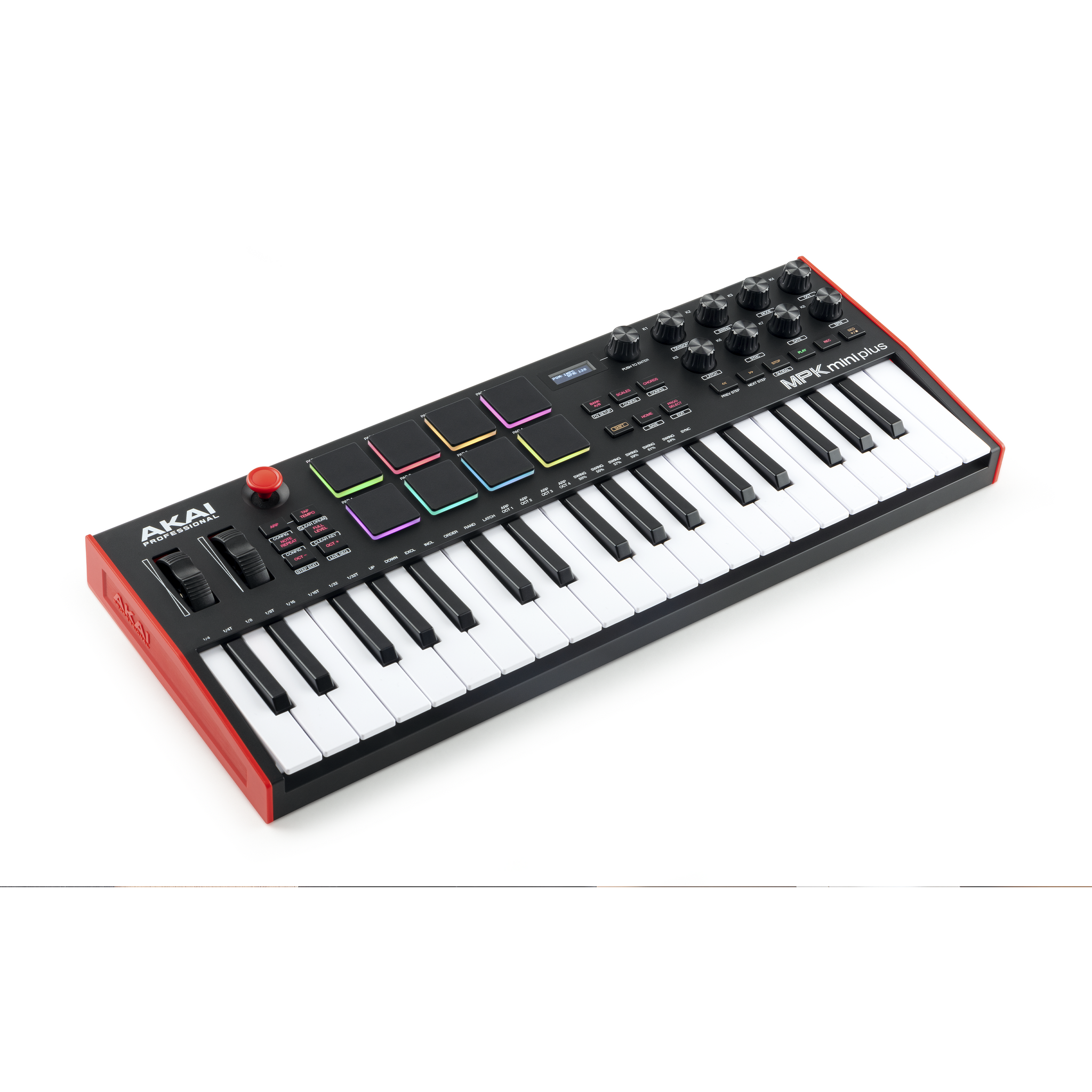Akai MPKMINIPLUS 37 Key Midi Controller RGB Pads Easy Music Center