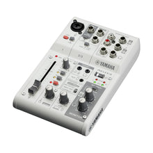 Load image into Gallery viewer, Yamaha AG03MK2W 3-Channel Mixer/USB Audio Interface for iOS/MAC/PC, White-Easy Music Center

