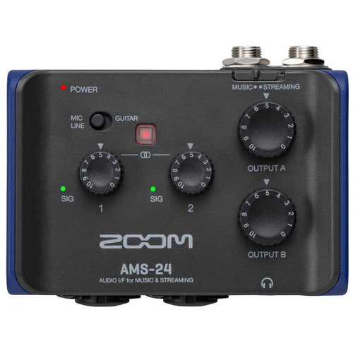 Zoom AMS-24 2x4 USB-C Audio Interface-Easy Music Center
