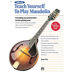 Alfred A-14097 Alfred's Teach Yourself to Play Mandolin-Easy Music Center