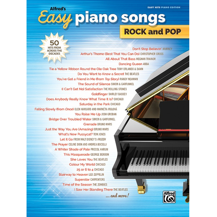 Alfred A-44726 Alfred's Easy Piano Songs: Rock and Pop-Easy Music Center