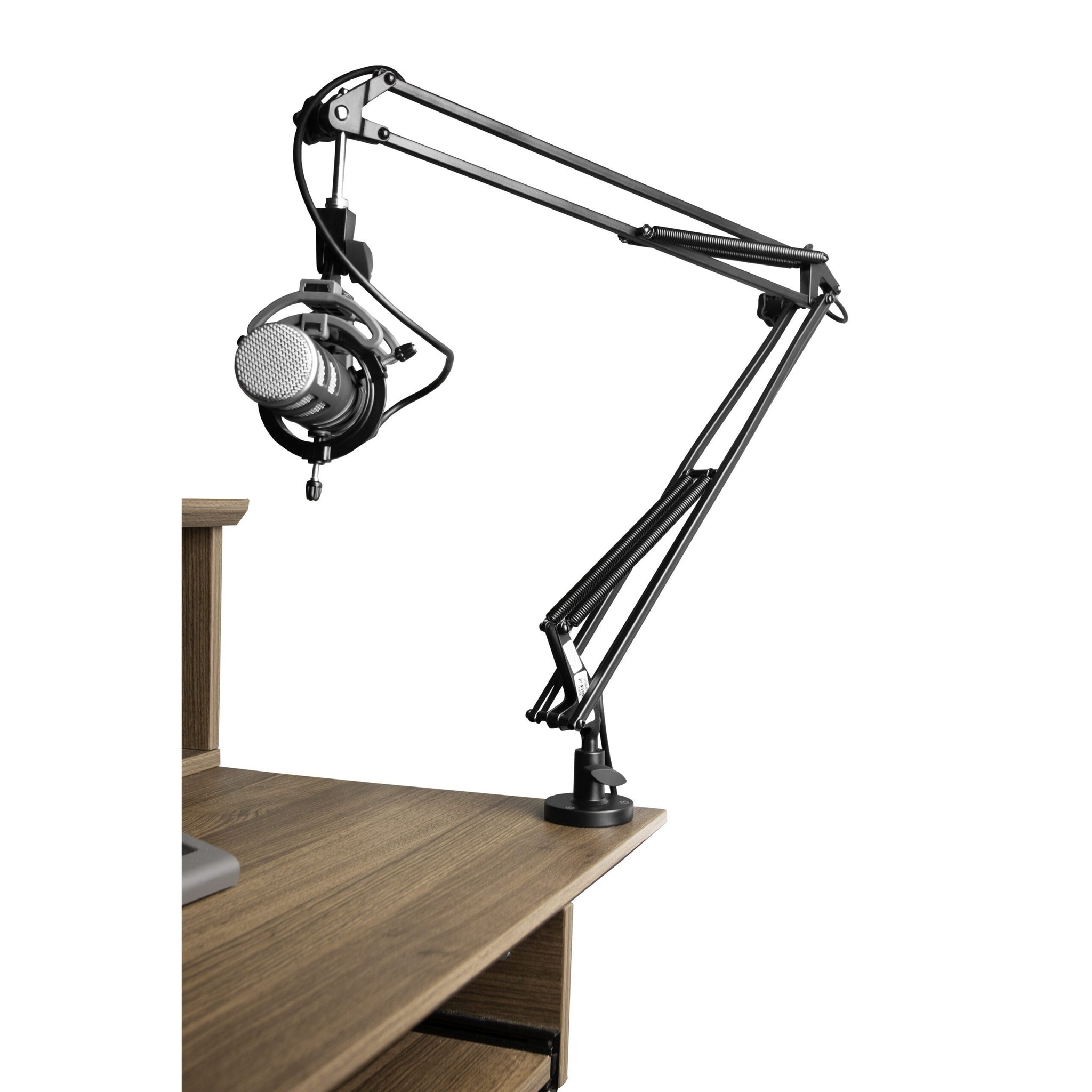 Gator Frameworks Desk-Mounted Broadcast/Podcast Boom Arm Mic Stand