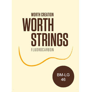 Worth BM-LG Soprano/Concert Ukulele Strings, Brown Fluoro-Carbon, Low-G-Easy Music Center