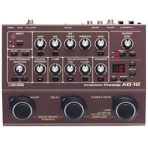 Boss AD-10 Acoustic Preamp Pedal – Easy Music Center