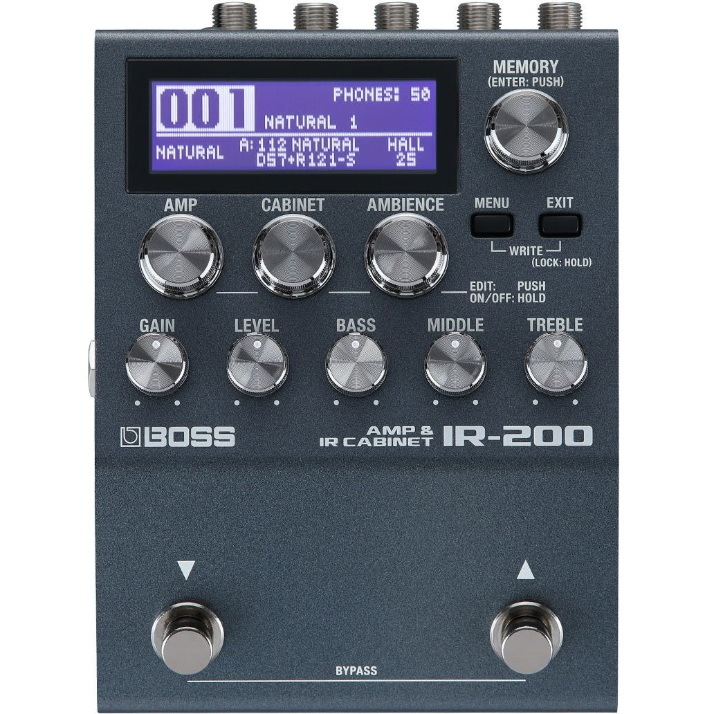 Boss IR-200 Amp and Cabinet Processor – Easy Music Center