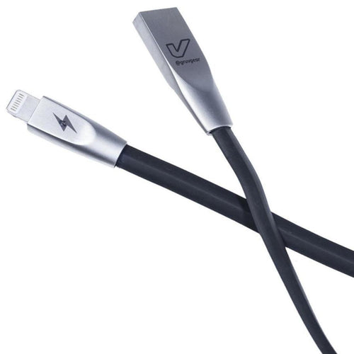Gruv Gear CBL-APPL-6INBLK OKTANE™ Charging Cable - Lightning to USB-A, 6in, Black-Easy Music Center