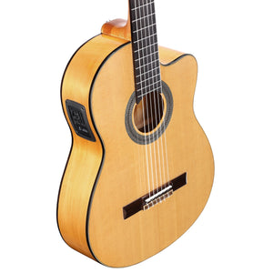 Alvarez CF6CE Cadiz Flamenco Acoustic Electric Guitar w/Cutaway & Soundhole Controls-Easy Music Center