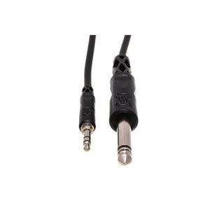 Hosa CMP-110 Mono Interconnect 1/4 in TS to 3.5mm TRS 10 ft-Easy Music Center