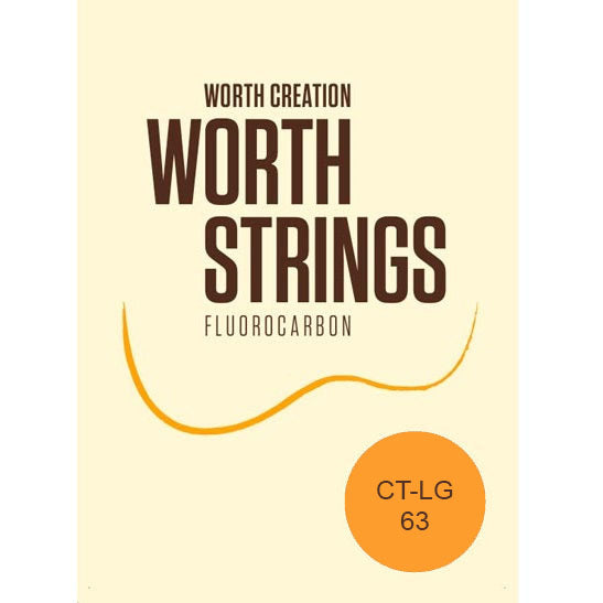 Worth CT-LG Tenor Ukulele Strings, Clear Fluoro-Carbon, Low-G-Easy Music Center