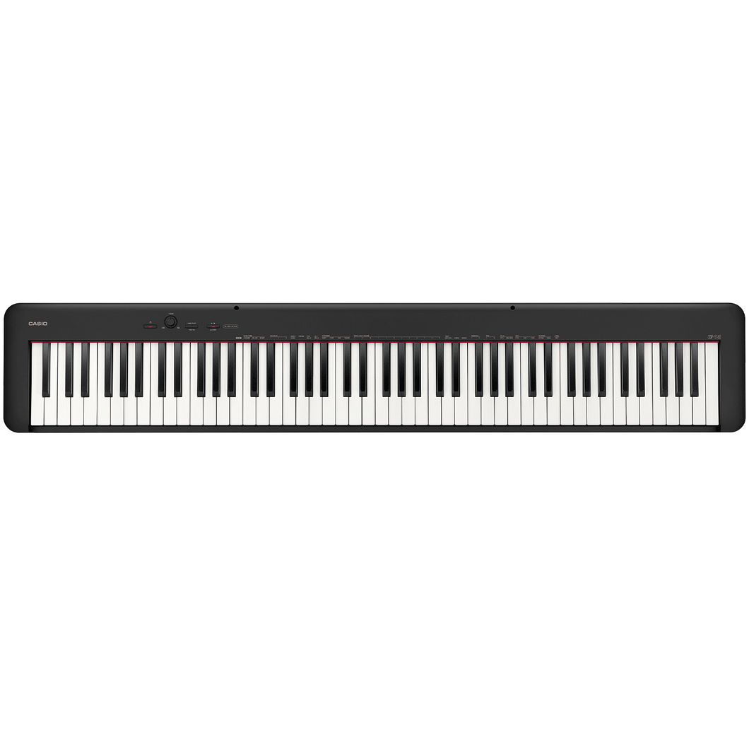 Casio CDP-S160 Compact Digital Piano, 88-key, Scaled Hammer Action Keyboard, Black-Easy Music Center