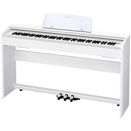casio pedal unit Casio PX-770WE 88-Key Digital Piano with Stand and 3-Pedal Unit, White – Easy Music Center