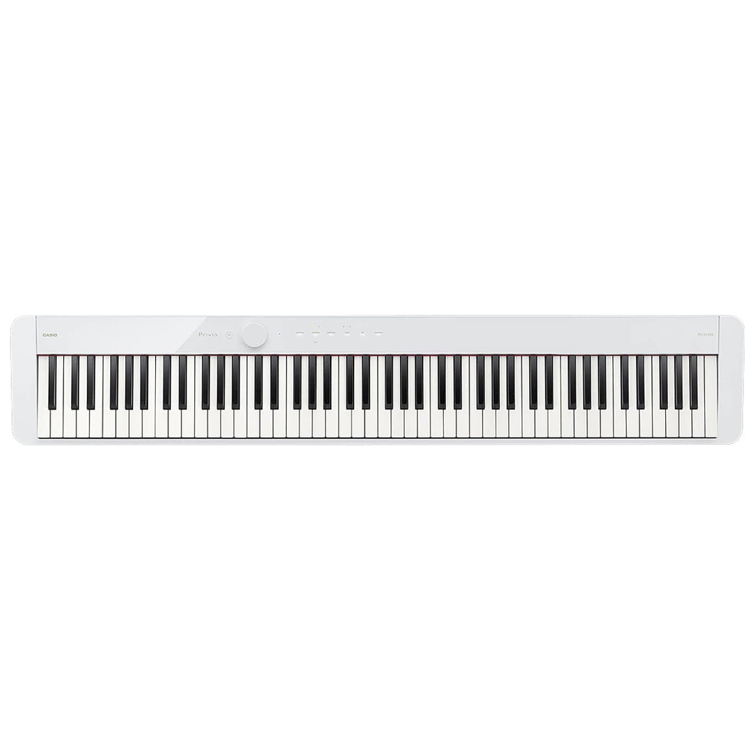 Casio PX-S1100WE 88-Key Digital Piano, Includes WU-BT10, White-Easy Music Center