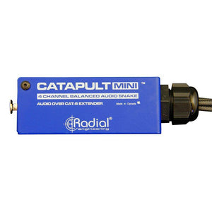 Radial Engineer R8008028 4ch Cat-5 Mini Breakout Box, XLRF - Catapult MINI TX-Easy Music Center