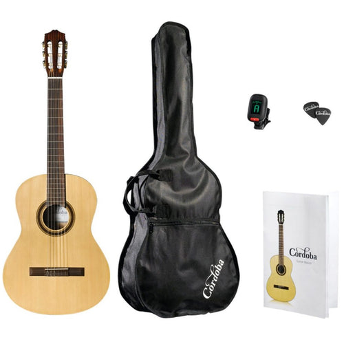 Cordoba CP100 Complete Acoustic Classical Guitar Package-Easy Music Center