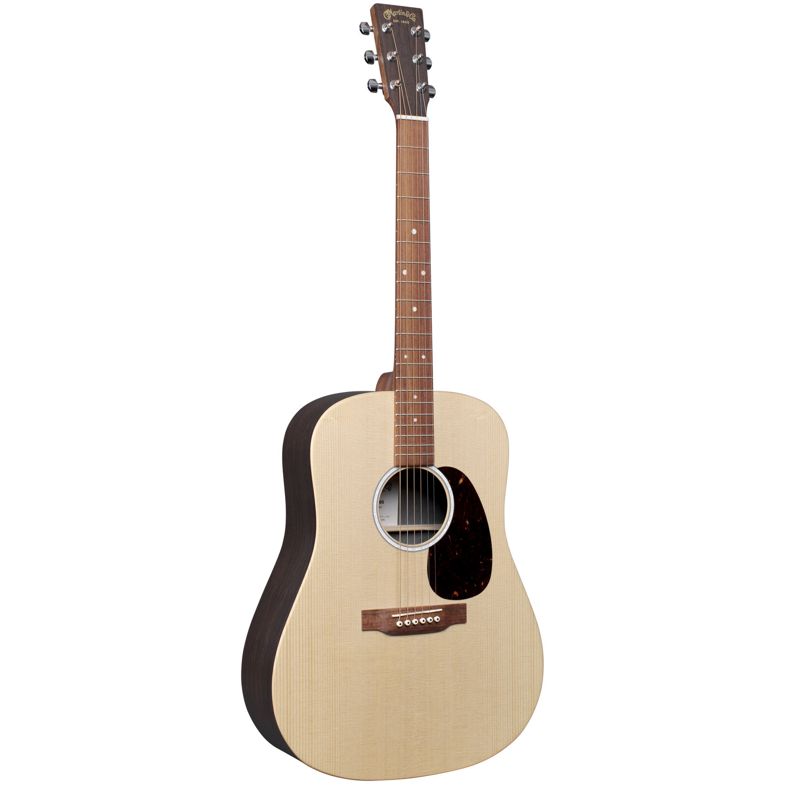 Martin D X2E SITKA RW Dreadnought X Series Acoustic Gutar with RW