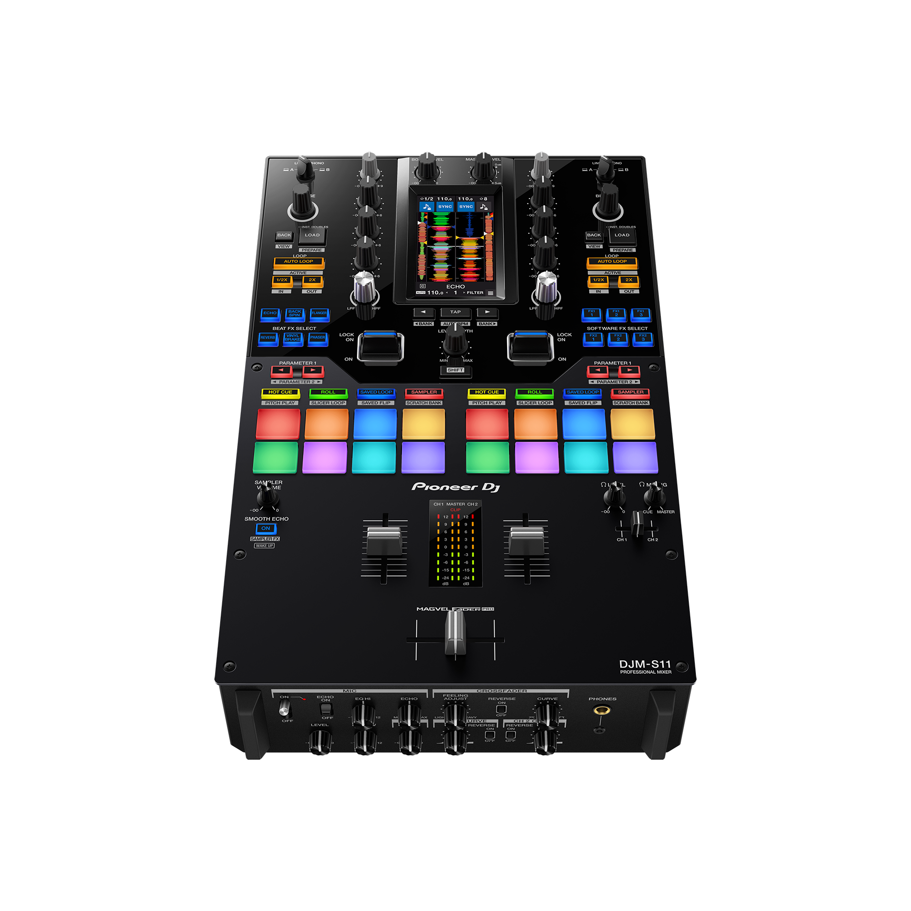 Pioneer DJM-S11 Professional scratch style 2-channel DJ mixer for Pioneer DJM-S11 Professional scratch style 2-channel DJ mixer for