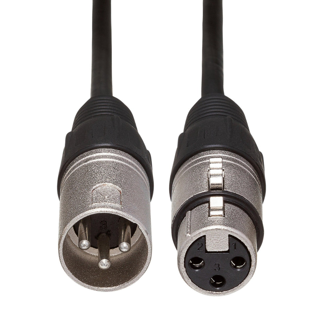 Hosa DMX-3100 DMX512 Cable, XLR3M to XLR3F, 24 AWG X 2 OFC, 110-ohm Cable, 100 ft-Easy Music Center
