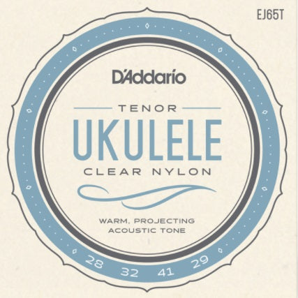 D'Addario EJ65T Pro-Arté Custom Extruded Nylon Ukulele Strings, Tenor-Easy Music Center