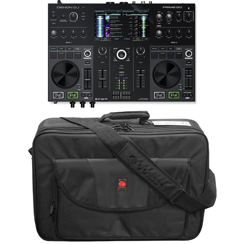 Denon PRIMEGO Smart DJ Console & BRLDIGITALXLE Soft Case Bundle-Easy Music Center