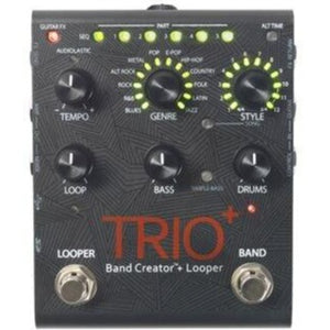 digitech bass multi effects pedal Digitech TRIOPLUS Band Creator Multi-Effects Pedal with Looper – Easy Music Center
