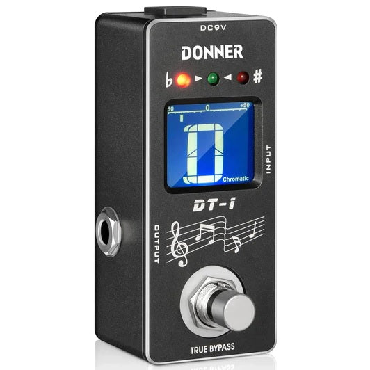 Donner EC772 DT-1 2-Mode Chromatic Tuner Pedal-Easy Music Center