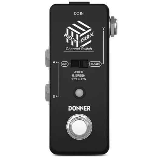 aby switch pedal Donner EC1162 ABY BOX Switcher – Easy Music Center