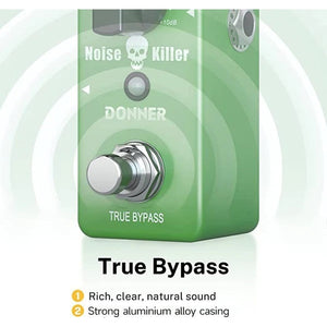 Donner EC886 Noise Killer Noise Gate Pedal-Easy Music Center