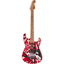 Load image into Gallery viewer, EVH 510-7900-503 Frankie Electric Guitar, Maple Fingerboard, Red w/ Black Stripes Relic-Easy Music Center
