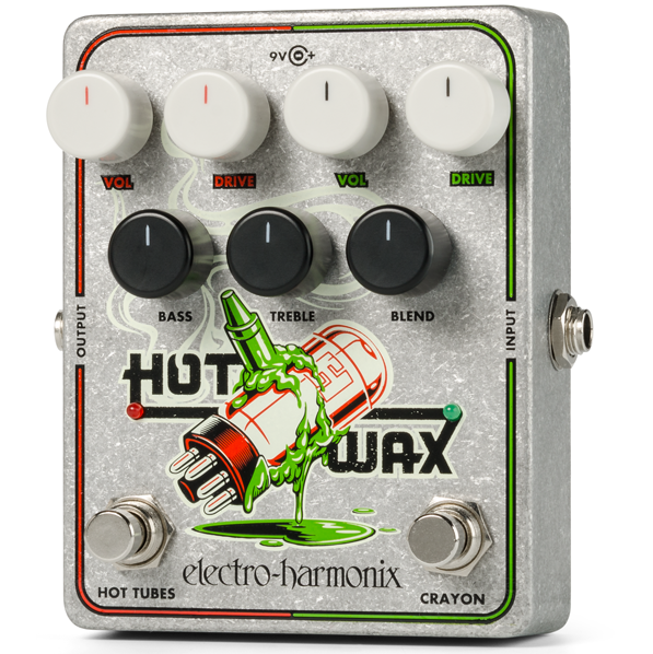 Electro Harmonix HOTWAX Multi-effects pedal: Hot Tubes, Crayon-Easy Music Center