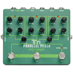 Electro Harmonix TRIPARALLELMIX Parallel FX Loop Mixer and Switcher-Easy Music Center