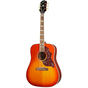 Epiphone IGMTHUMACHGH1 Hummingbird All-Solid, Fishman Sonitone - Aged Cherry Sunburst Gloss-Easy Music Center