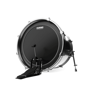 Evans BD22EMADONX 22" Onyx EMAD Bass Drumhead-Easy Music Center