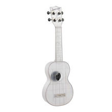 Load image into Gallery viewer, Kala KA-WMT-CL-S Soprano Waterman Ukulele, Frosted Glass Transparent-Easy Music Center
