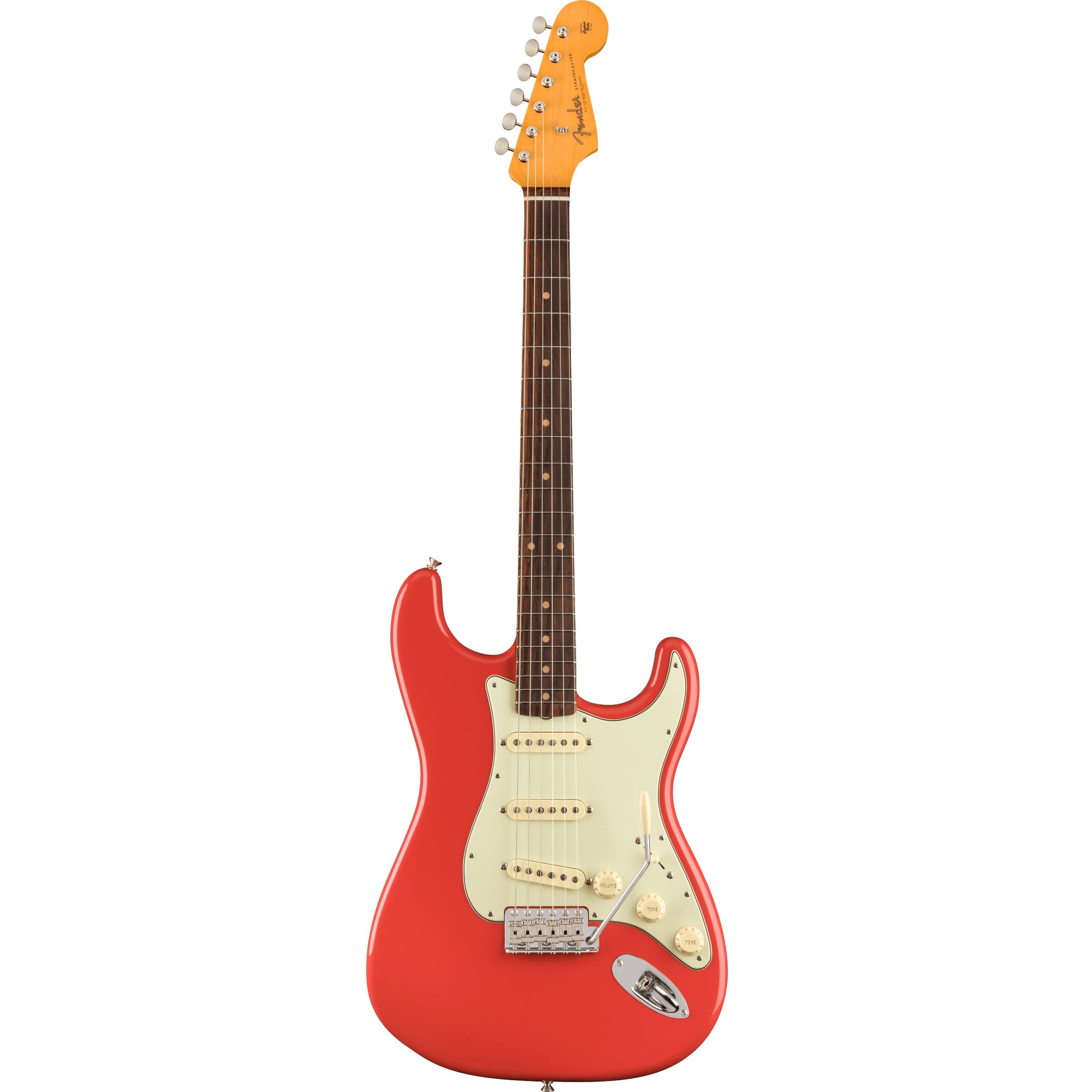 Fender 011-0250-840 Am Vintage II 1961 Strat, SSS, RW, Fiesta Red