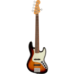 Fender 014-7383-300 Player Plus J-Bass V, PF, 3-Tone Sunburst-Easy Music Center