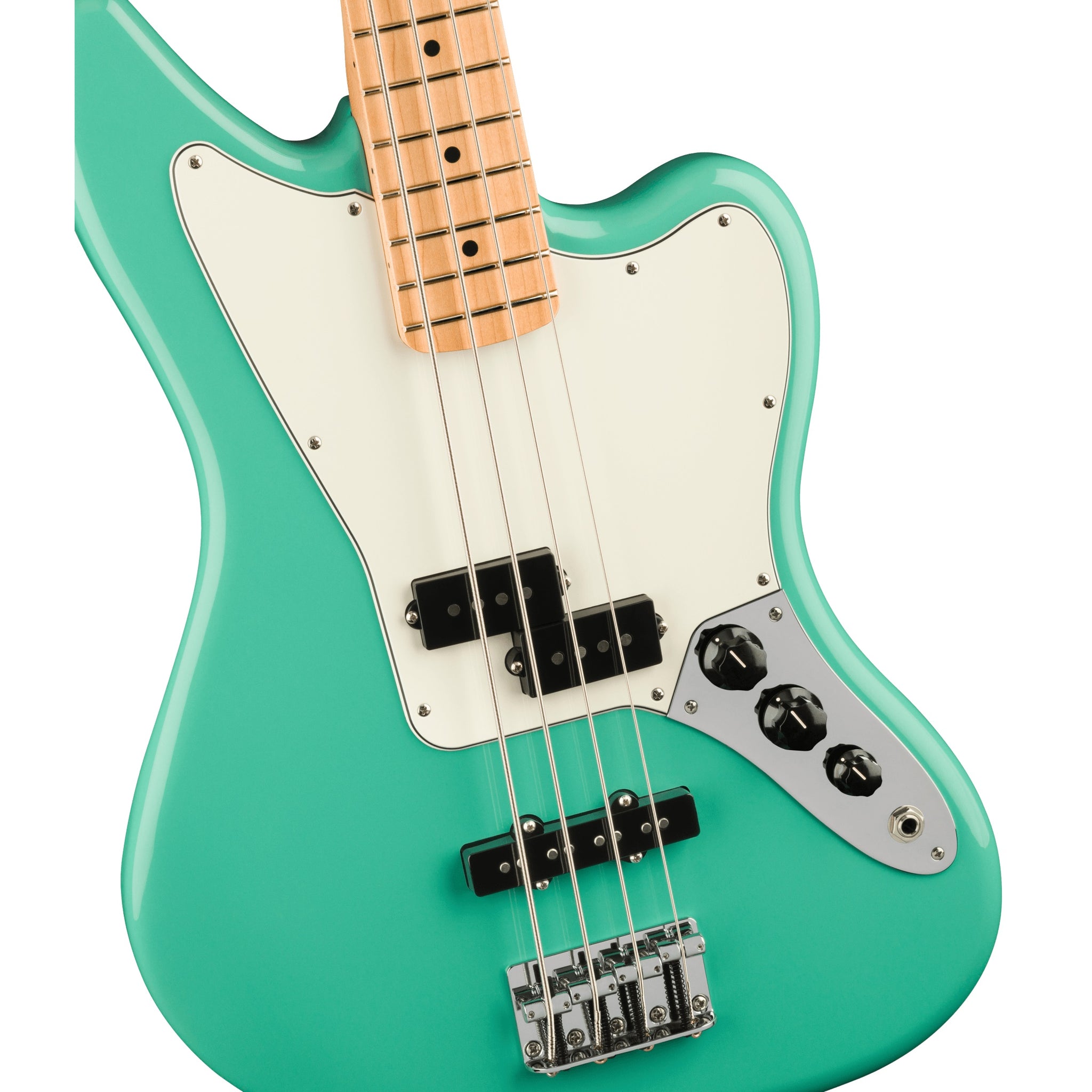 Fender 014-9302-573 Player Jaguar Bass, Maple FB, Sea Foam Green