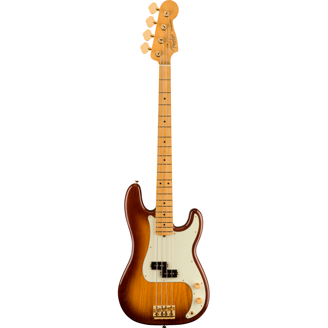 Fender 017-7552-833 75th Commemorative P-Bass, MN, 2-Color Bourbon Burst-Easy Music Center