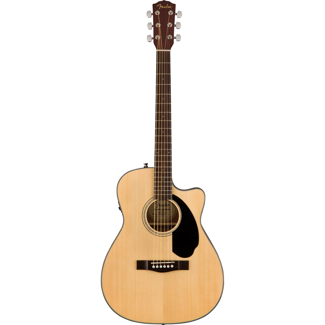 Fender 097-0153-021 CC-60SCE Acoustic/Electric Gutiar, Concert, Solid Spruce Top, Natural-Easy Music Center